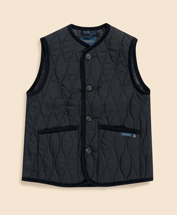 Brooks Brothers×LAVENHAM　ソーンハム　キルティングベスト　Made in UK