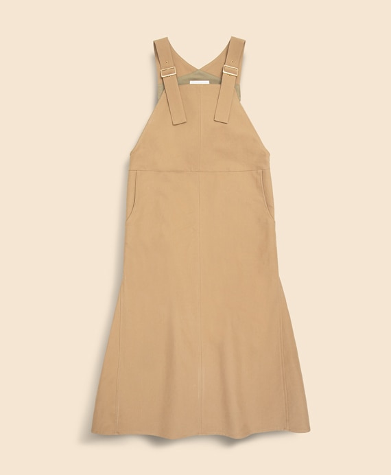 【Double B Collection】コットン　BBロゴ　ジャンパードレス