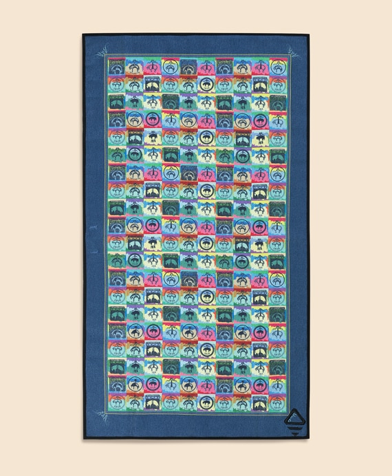 リサイクルポリエステル　プリントタオル