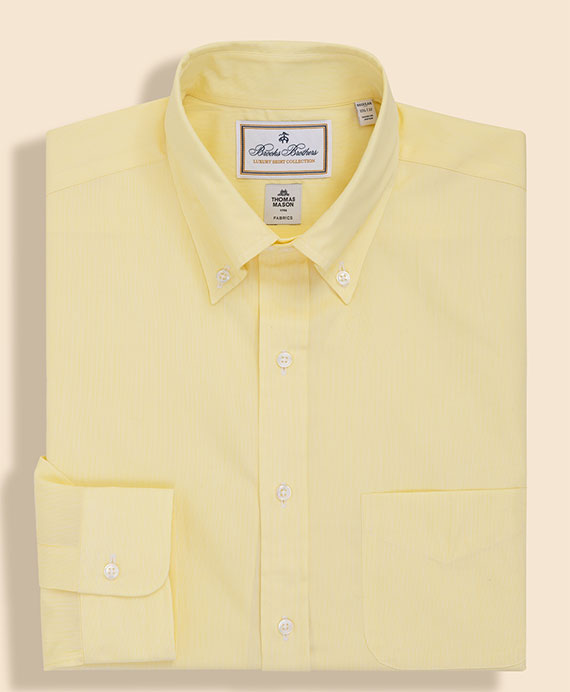 ラグジュアリー　コットンポプリン　ドレスシャツ　Regular Fit