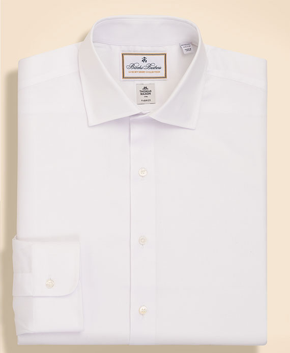 ラグジュアリー　コットンロイヤルオックスフォード　フレンチプラケット　ドレスシャツ　Regular Fit