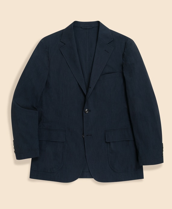 コットンブレンド　ウォッシャブル　２釦アンコンジャケット　TOKYO model