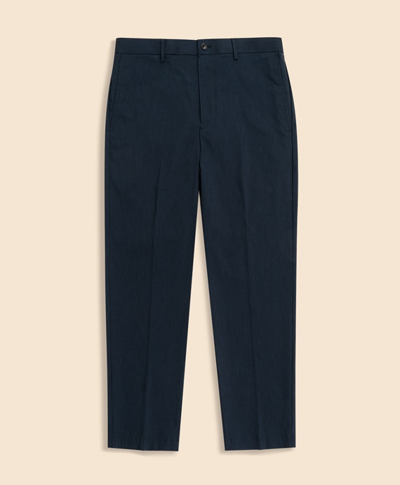 コットンブレンド　ウォッシャブル　プレーンフロント　トラウザーズ　TOKYO model