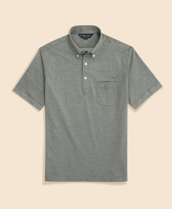 コットン/ポリエステルピケ　GFロゴ　ポケット　ポロシャツ