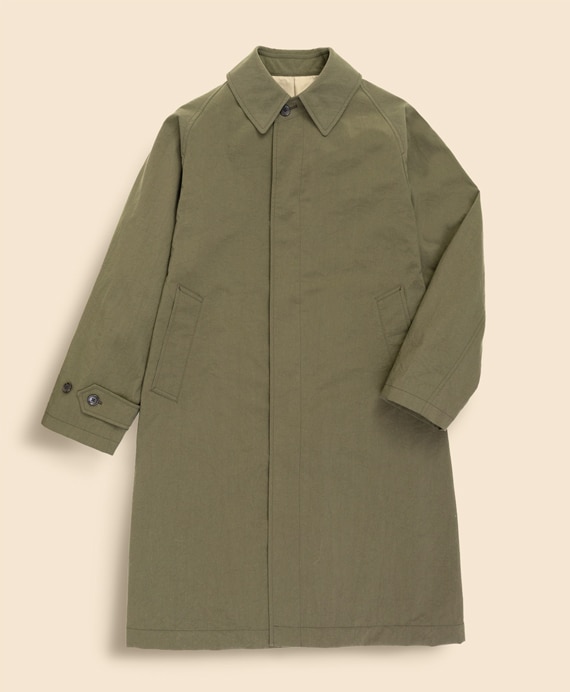 ナイロンタスラン　ラグランスリーブ　バルカラーコート