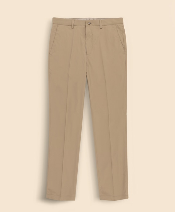 ポリエステル　ストレッチポプリン　プレーンフロント　チノパンツ　Slim