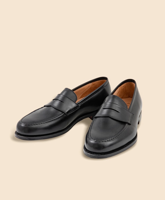 Brooks Brothers × Crockett & Jones　カーフレザー　ボストン２　ペニーローファー