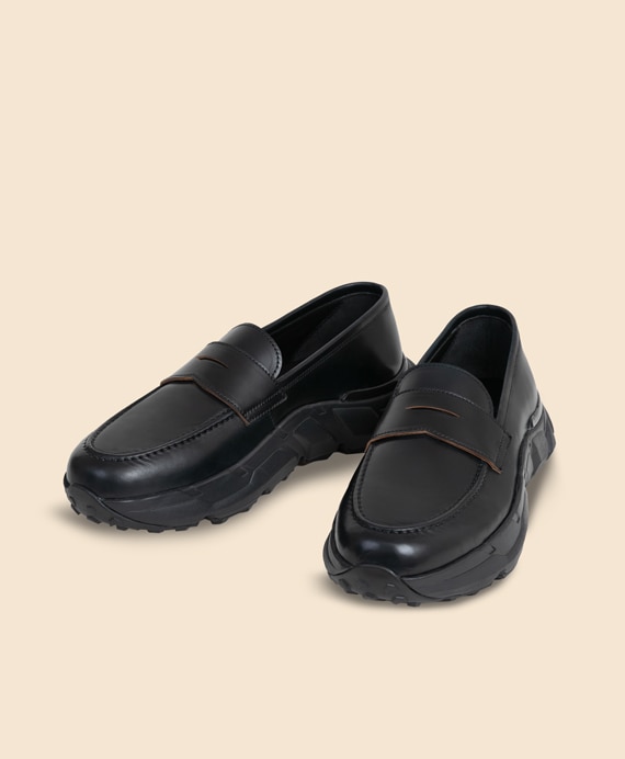 Brooks Brothers × NEEDLES　シェルコードバン　コインローファースニーカー