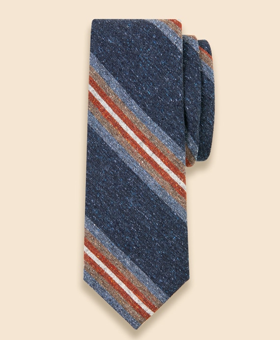 シルク　マルチストライプタイ