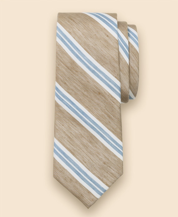 リネン／シルク　BB#1ストライプタイ