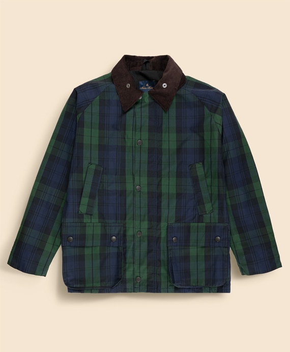 コットン　ブラックウォッチ　オイルドジャケット　Made In England