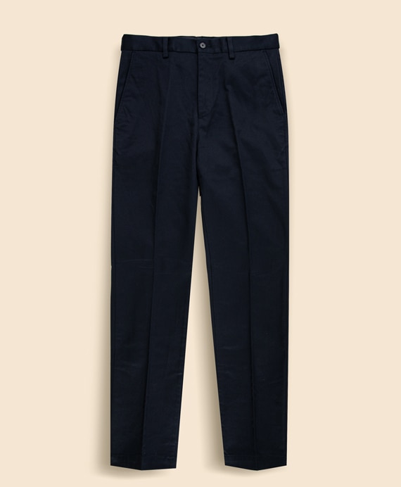 コットン　フランネルライニング　プレーンフロント　チノパンツ　Regular