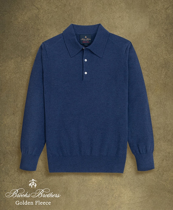 〈 Brooks Brothers Golden Fleece 〉 ピュアカシミヤ　ポロセーター