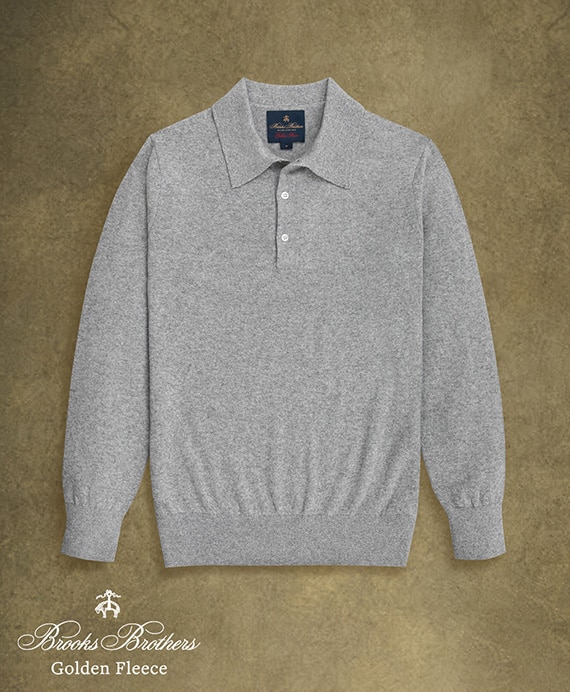 〈 Brooks Brothers Golden Fleece 〉 ピュアカシミヤ　ポロセーター