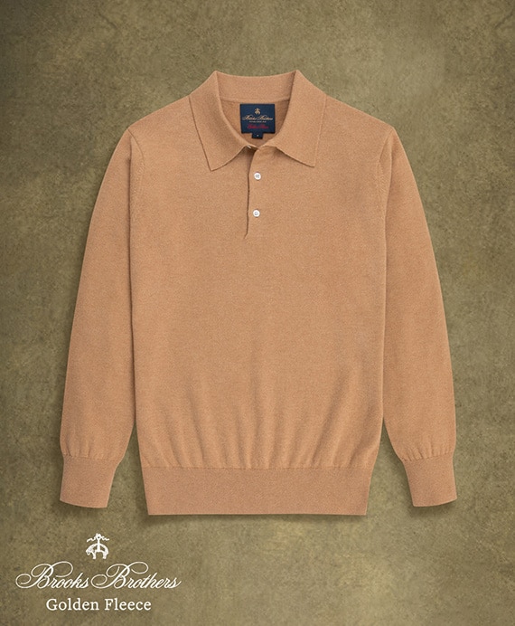 〈 Brooks Brothers Golden Fleece 〉 ピュアカシミヤ　ポロセーター