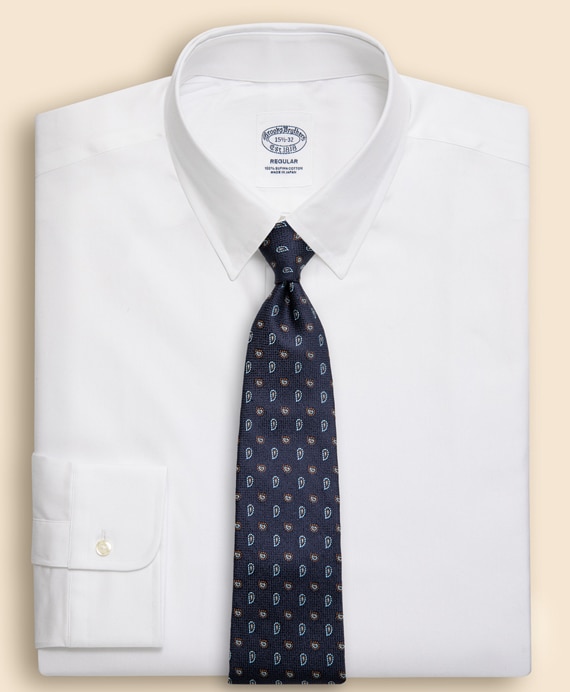 スーピマコットン　ピンポイントオックスフォード　タブカラー　ドレスシャツ　Regular Fit