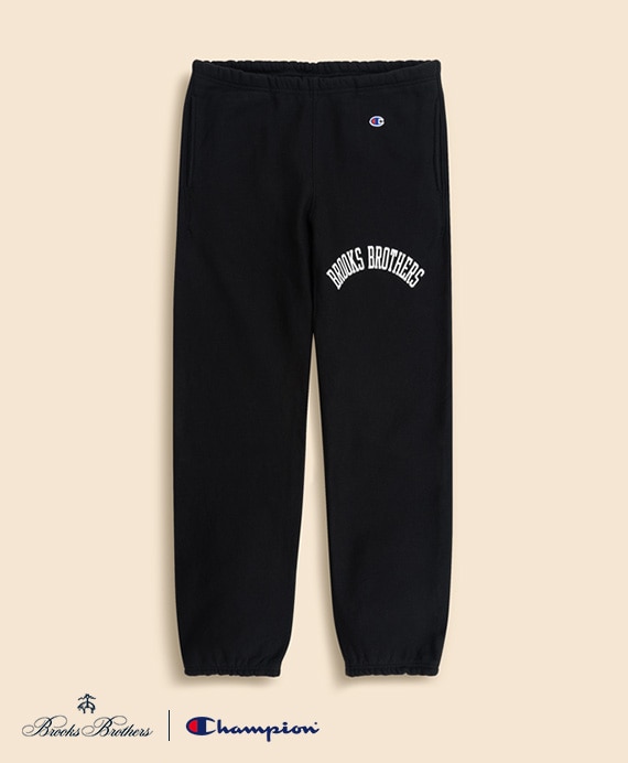 Brooks Brothers×Champion　USAコットン　ラバープリントロゴ　スウェットパンツ　Made in USA