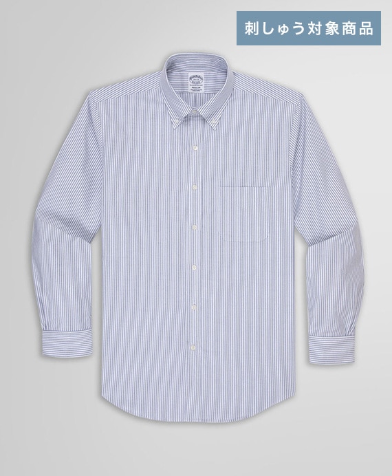 【刺しゅう対象ドレス&シャンブレーシャツ】スーピマコットン　オックスフォード　ドレスシャツ　Regular Fit