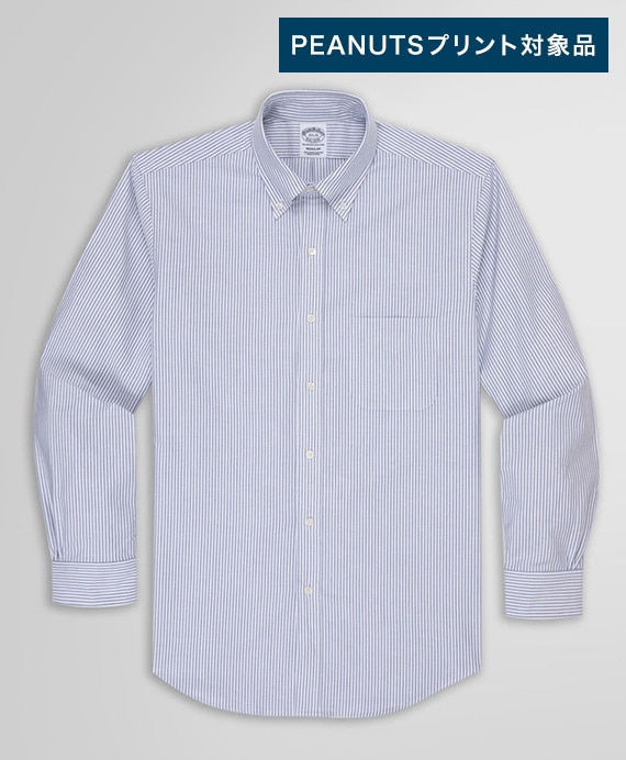 【プリント対象メンズドレスシャツ】　スーピマコットン　オックスフォード　ドレスシャツ　Regular Fit