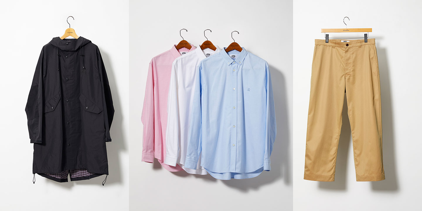 「Brooks Brothers × JUNYA WATANABE MAN」「eYe JUNYA WATANABE MAN」2024秋冬シーズンのコラボレーションコレクションが発売3