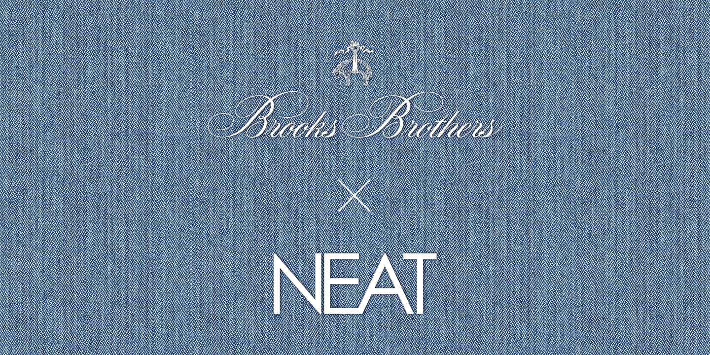 【7月26日(土) 限定店舗にて発売】Brooks Brothers × NEAT コラボレーションアイテム3