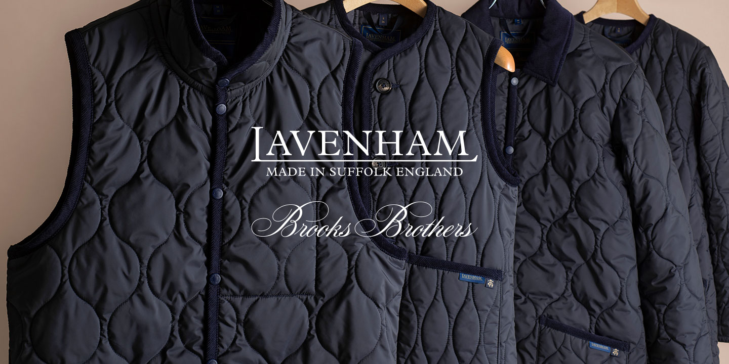 【11月26日(水)新宿伊勢丹店にて先行発売】Brooks Brothers × LAVENHAMコラボレーションコレクション