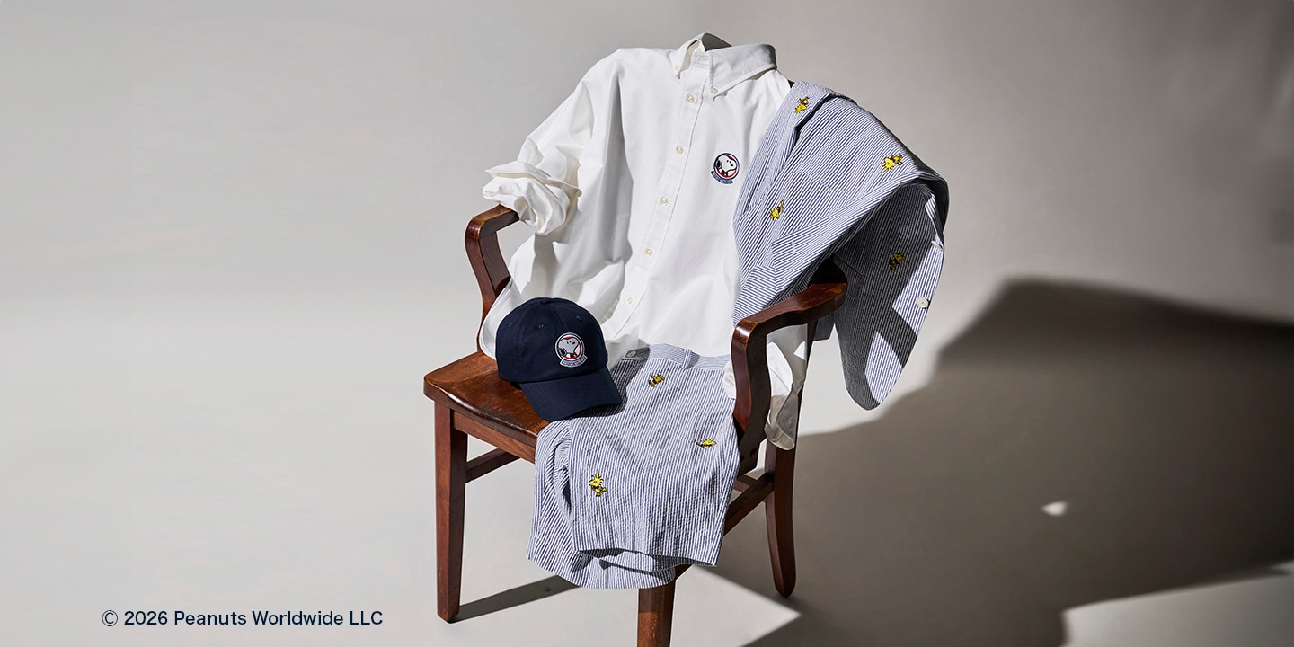 4月17日(金)発売「ブルックス ブラザーズ×PEANUTS」コラボコレクションSpring & Summer 20262