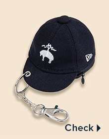  Brooks Brothers &times; New Era&reg; 59FIFTY&trade;　ニキャップキーリングポーチ ネイビー
