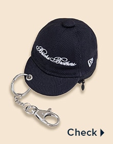  Brooks Brothers &times; New Era&reg; 9TWENTY&trade;　ミニキャップキーリングポーチ ネイビー