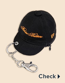  Brooks Brothers &times; New Era&reg; 9TWENTY&trade;　ミニキャップキーリングポーチ ブラック