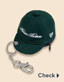  Brooks Brothers &times; New Era&reg; 9TWENTY&trade;　ミニキャップキーリングポーチ ダークグリーン