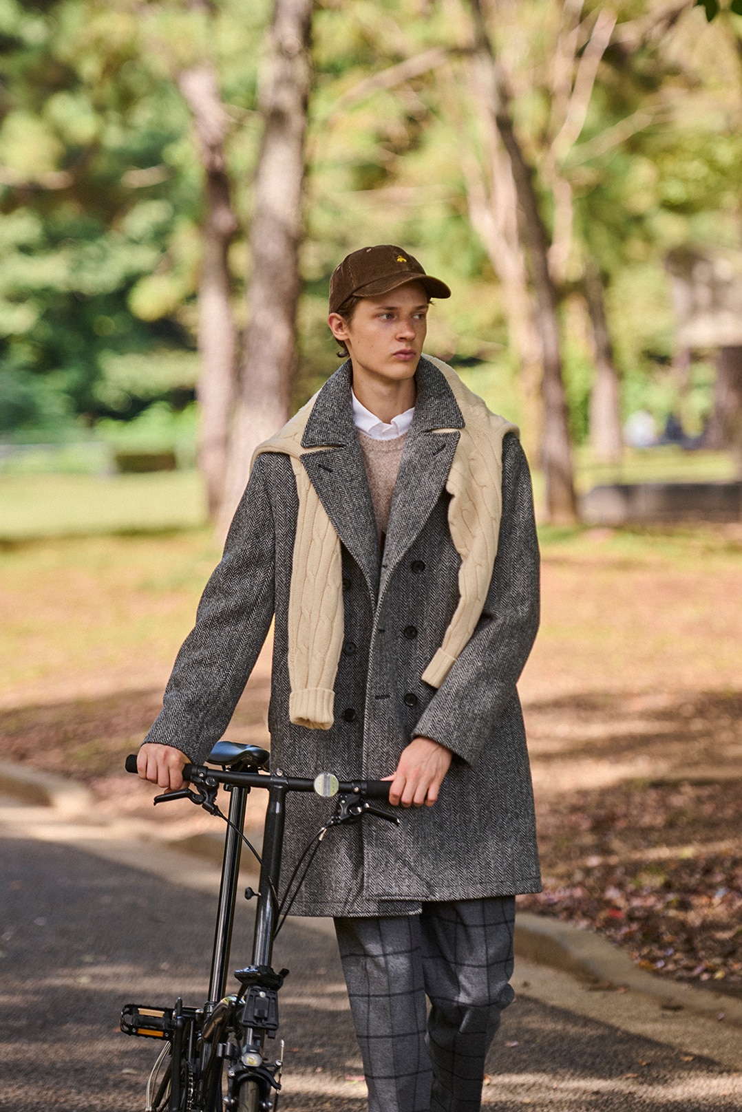 モデルが着る秋冬ファッション