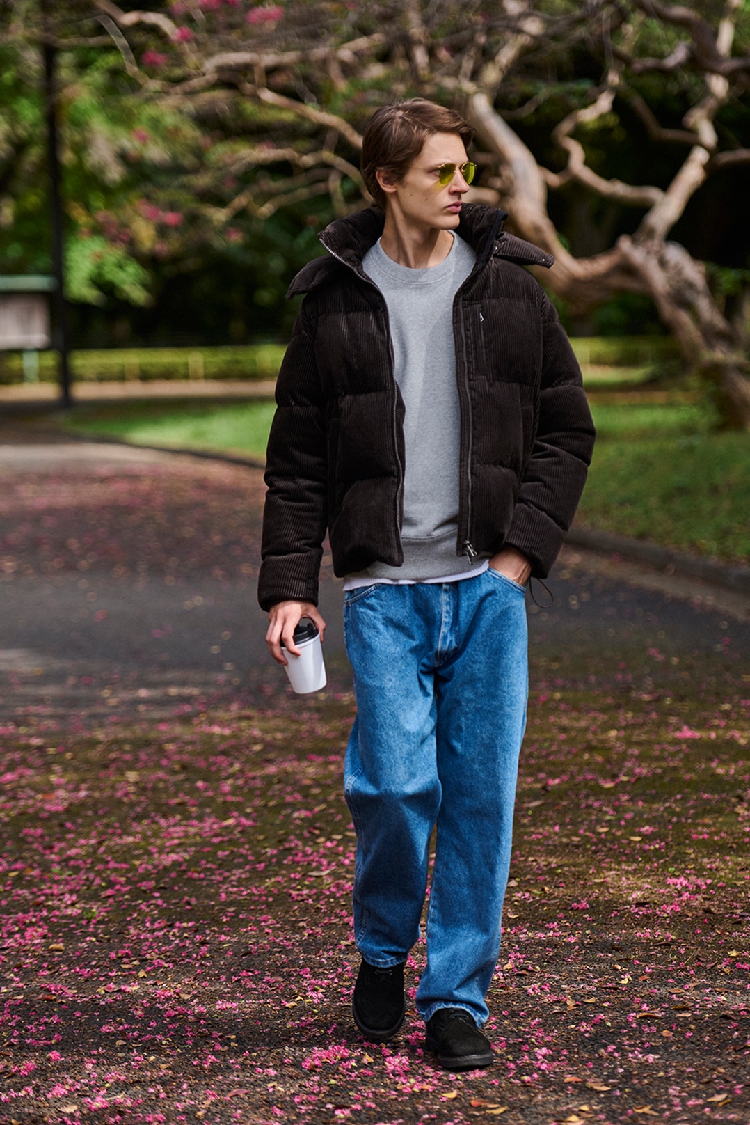 モデルが着る秋冬ファッション