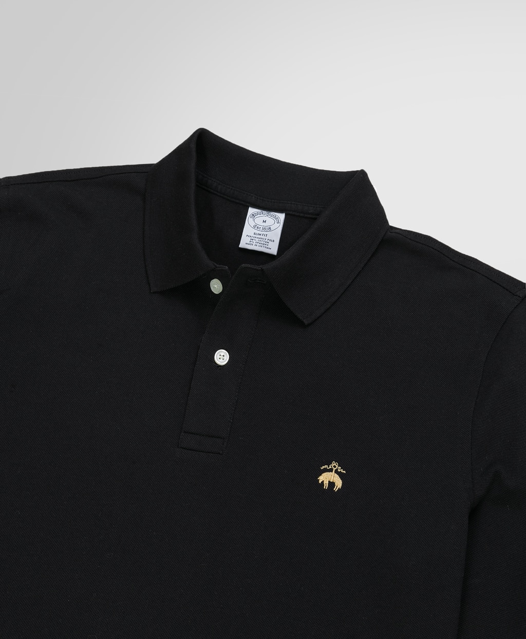 GF　スーピマコットン　ストレッチピケ　ロングスリーブポロシャツ　Slim Fit2