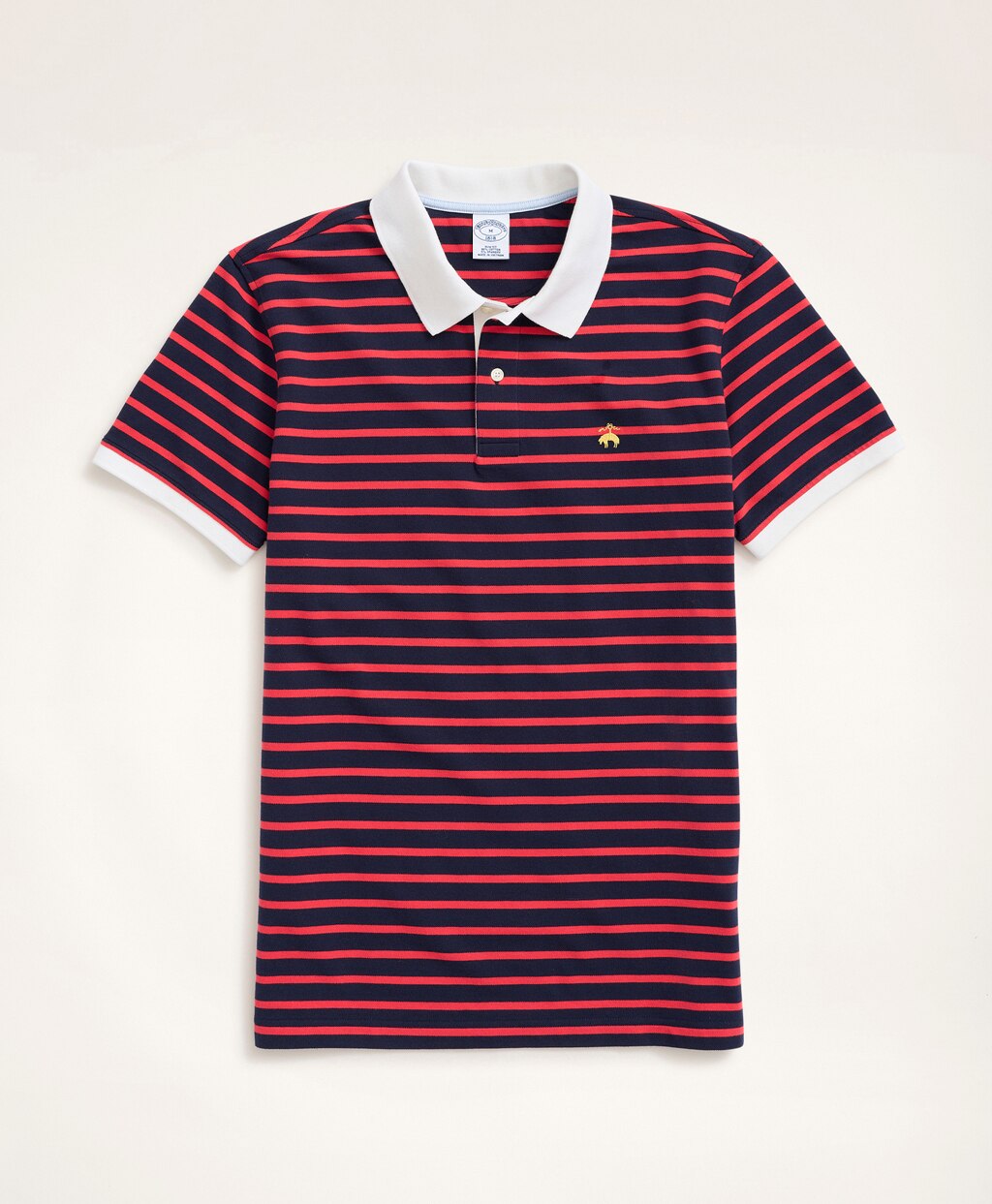 GF コットンストレッチピケ ストライプ ポロシャツ Slim Fit | Brooks 