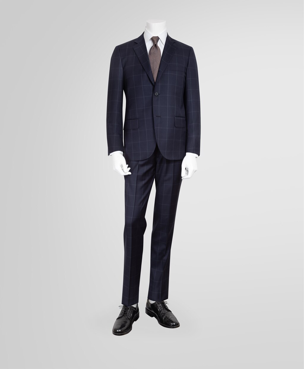 ウール ウィンドウペイン 段返り3釦スーツ Milano | Brooks Brothers 