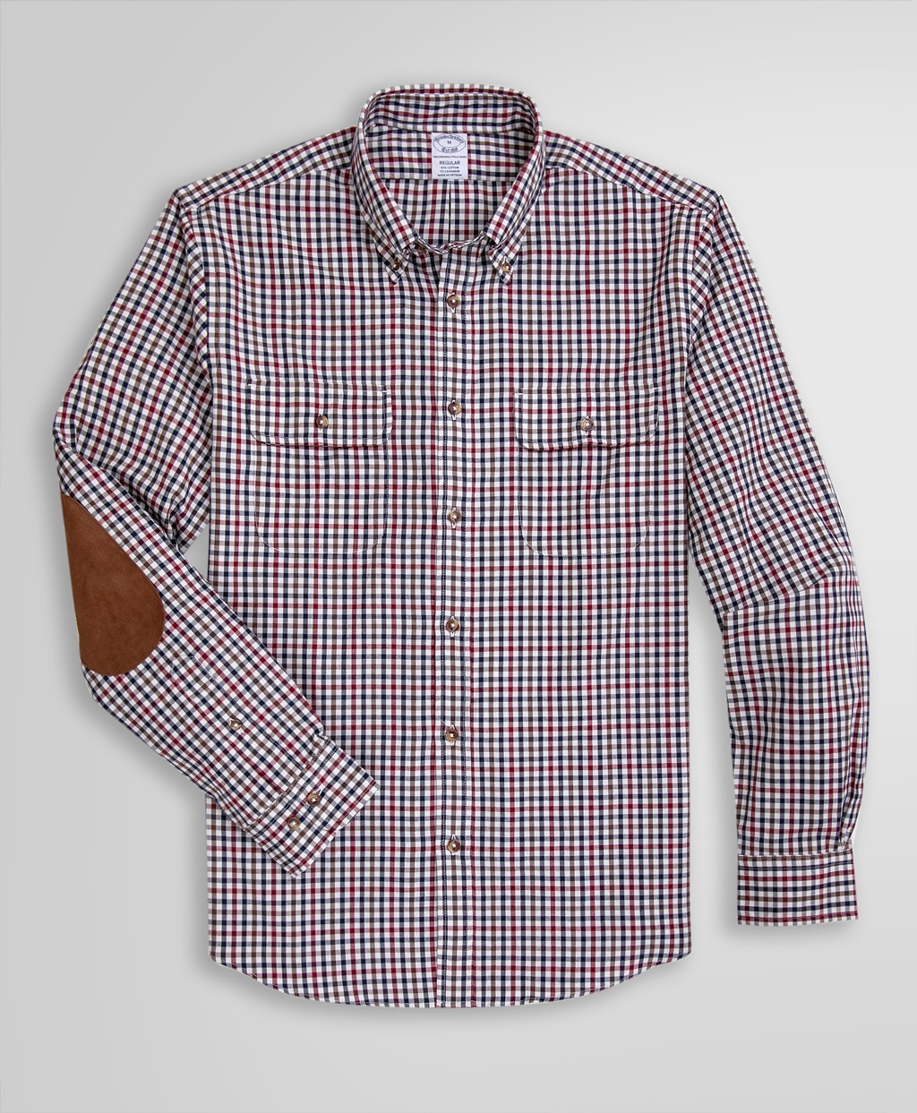 チェック　ダブルポケット　スポーツシャツ　Regular Fit