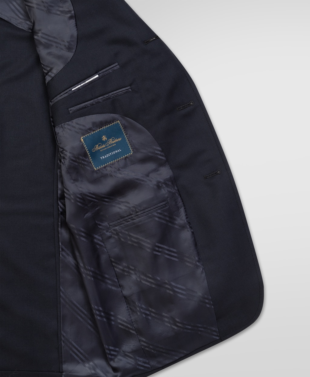 ホップサック　段返り３釦ブレザー　Traditional Fit　Made in USA7