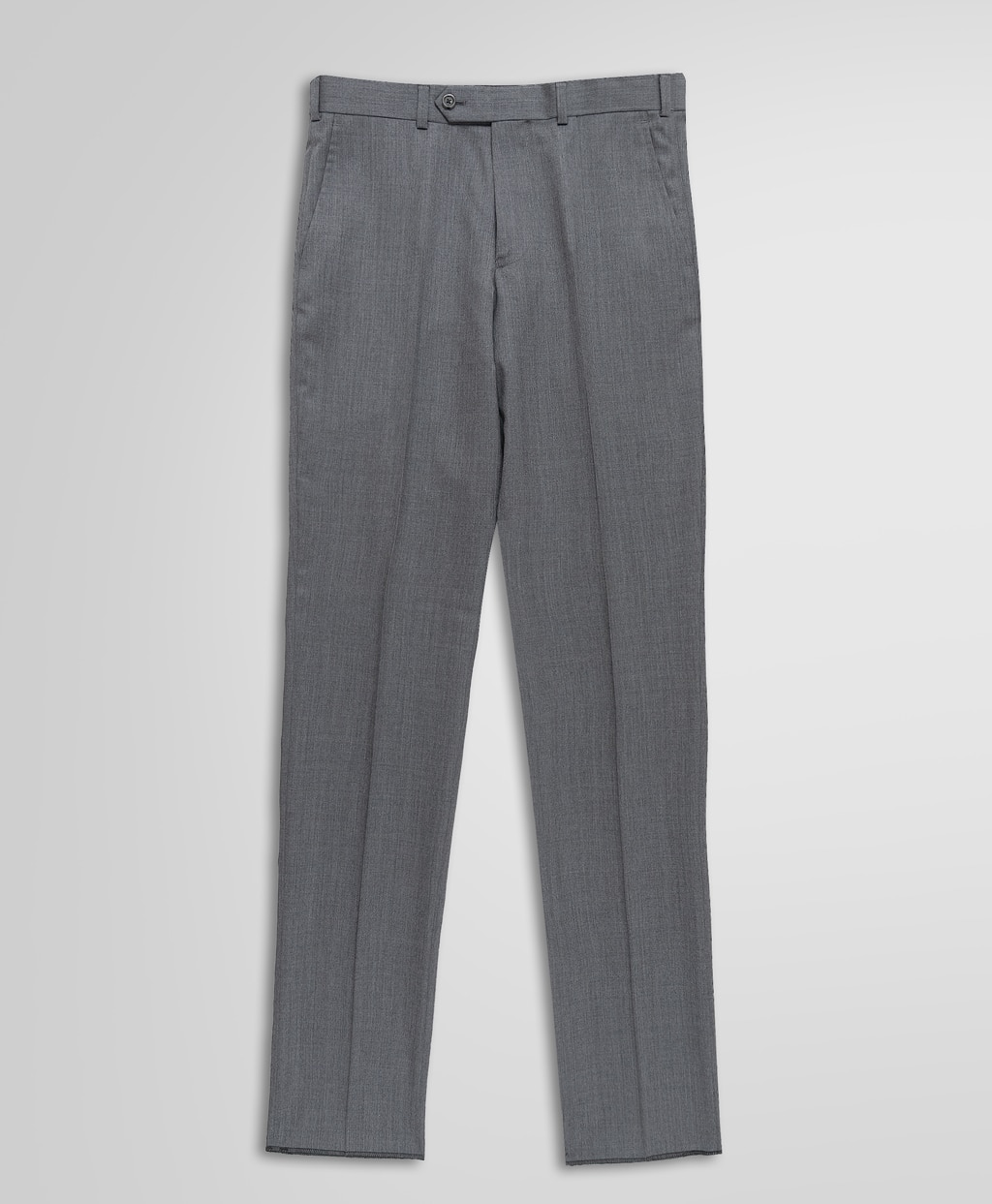 ウール　サージ　プレーンフロント　トラウザーズ　Milano