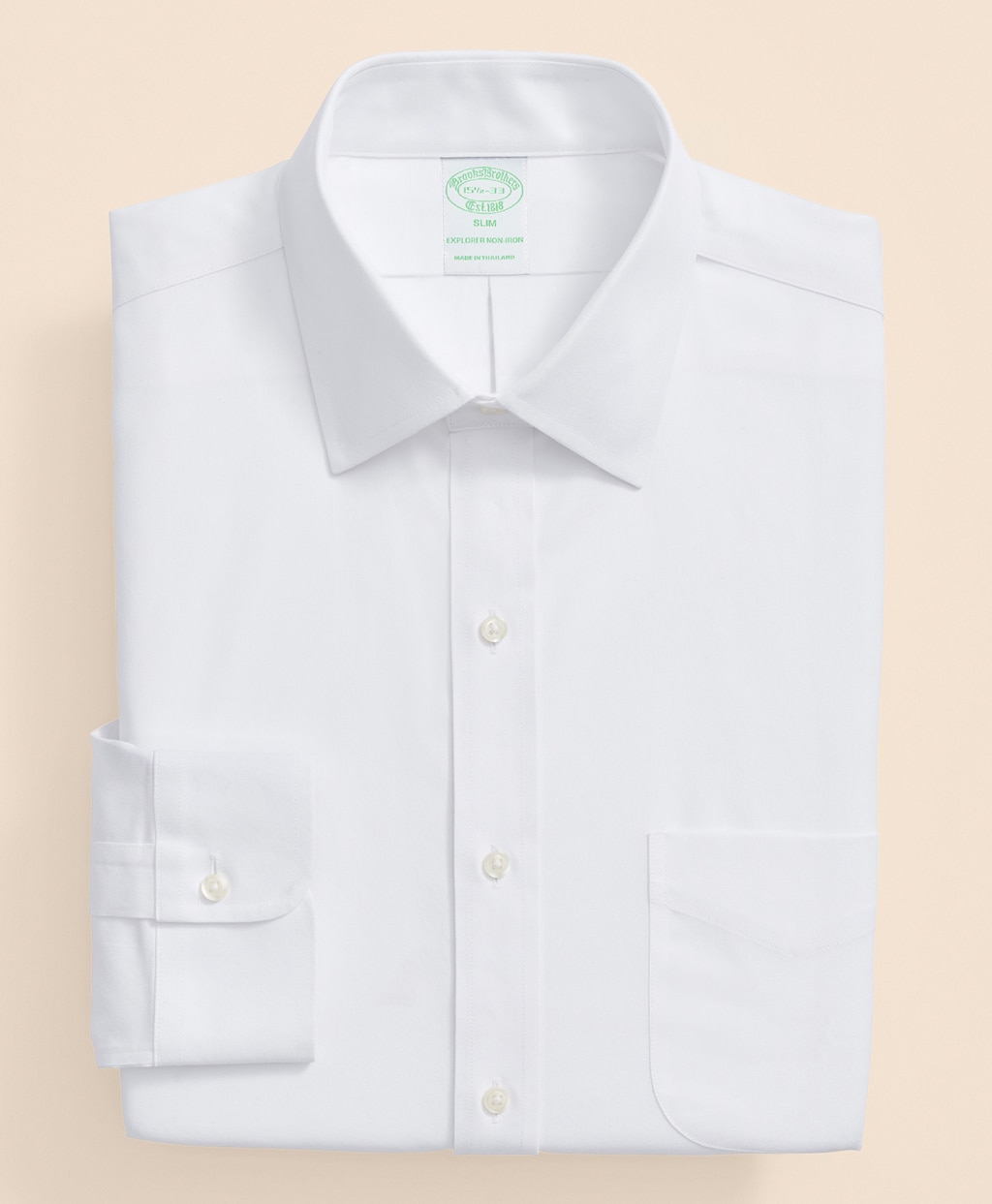 Brooks Brothers Explorer　ノンアイロン　スーピマコットンブレンド　ドレスシャツ　Slim Fit3