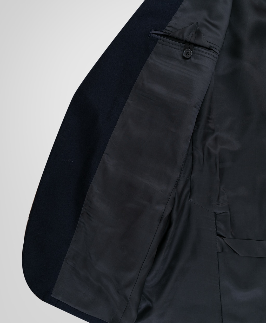 ウール/カシミヤ　フランネル　２釦スーツ　Madison6