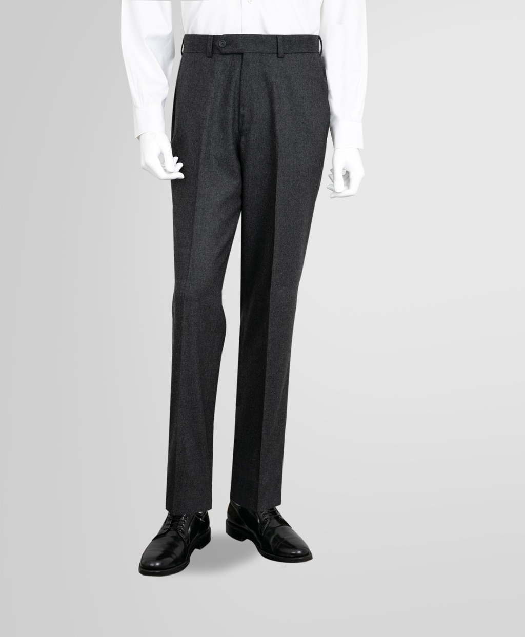 フランネル　プレーンフロント　トラウザーズ　Madison4