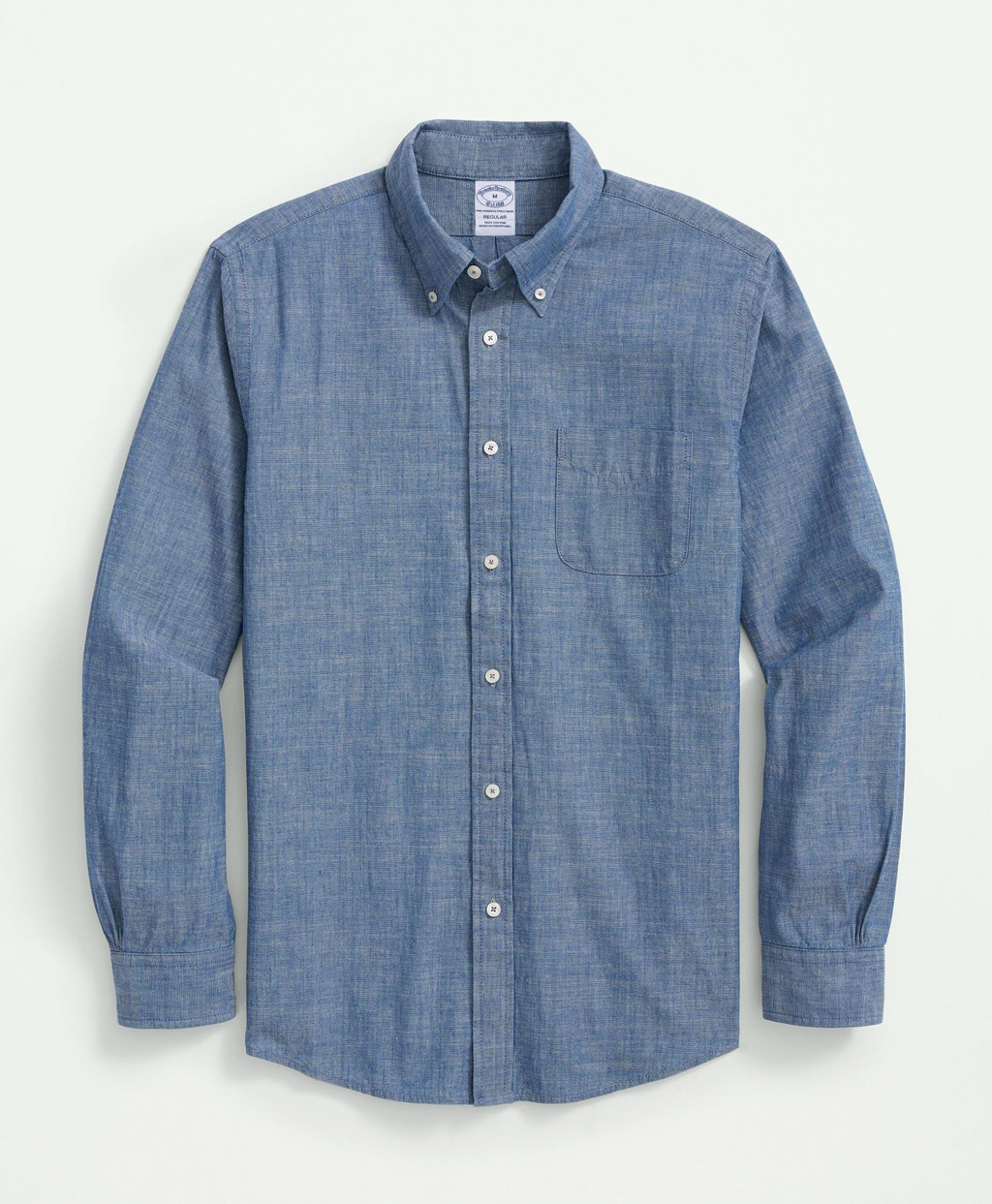 コットン　シャンブレー　スポーツシャツ　Regular Fit
