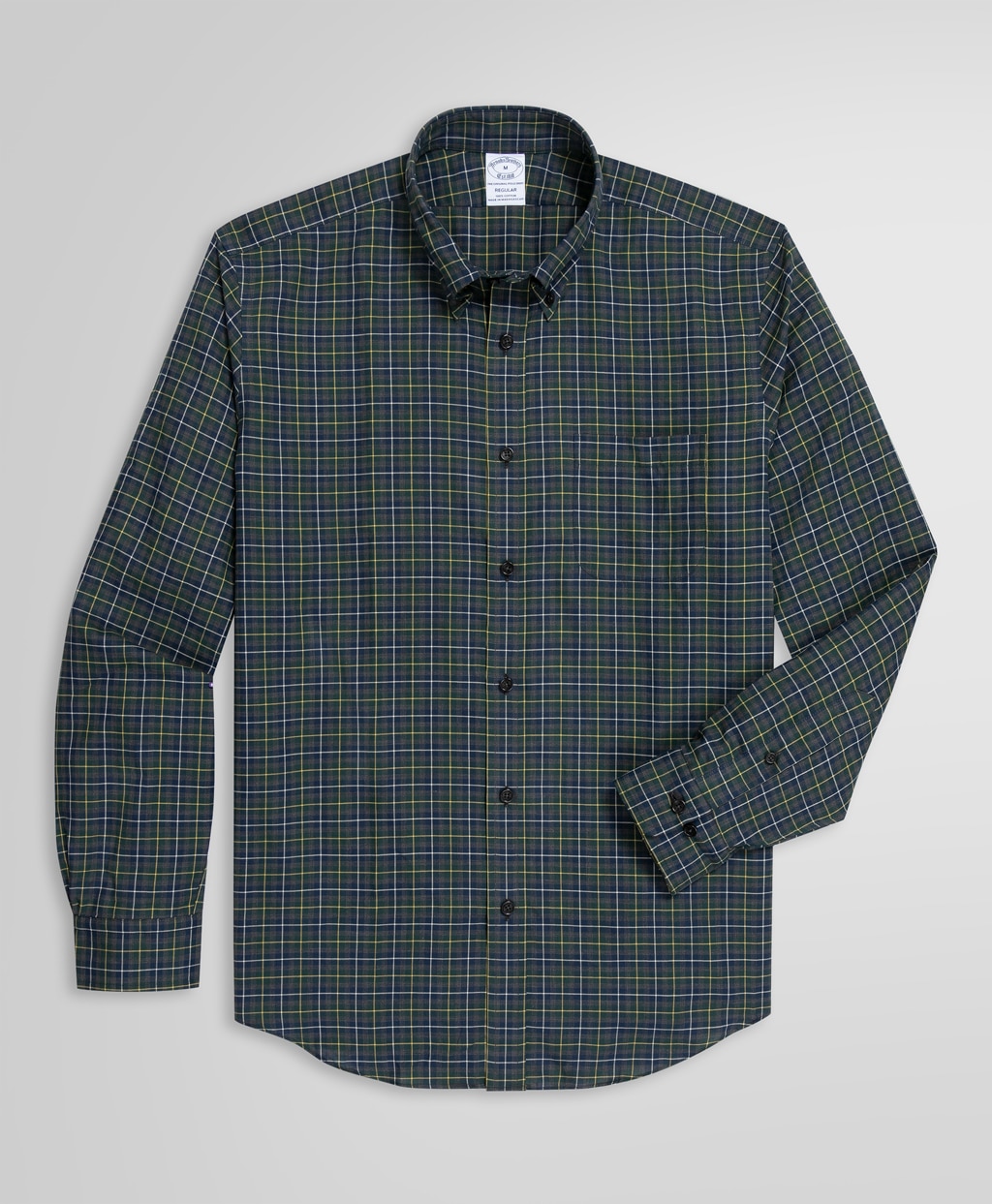 コットンツイル　チェック　スポーツシャツ　Regular Fit