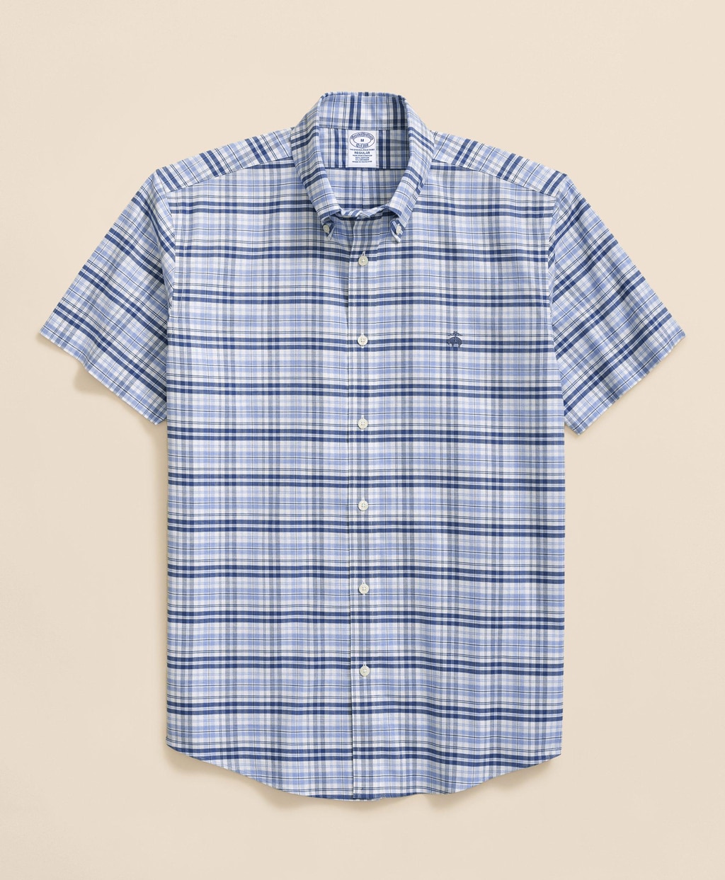ノンアイロン　ストレッチオックスフォード　GFロゴ　ショートスリーブ　スポーツシャツ　Regular Fit