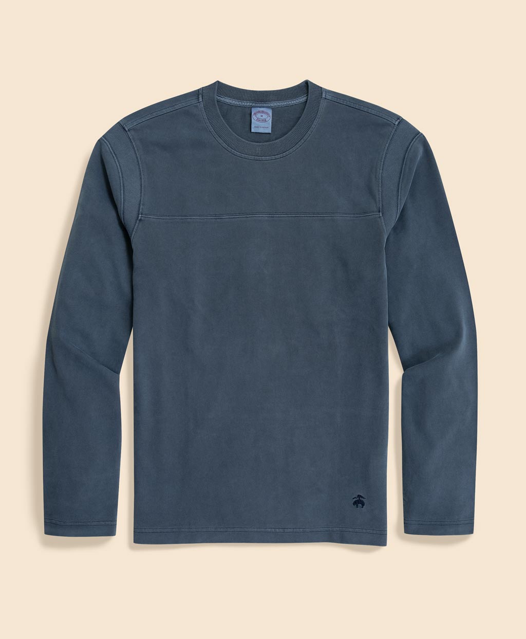 コットンジャージー　GFロゴ　バックナンバーパッチ　ロングスリーブTシャツ
