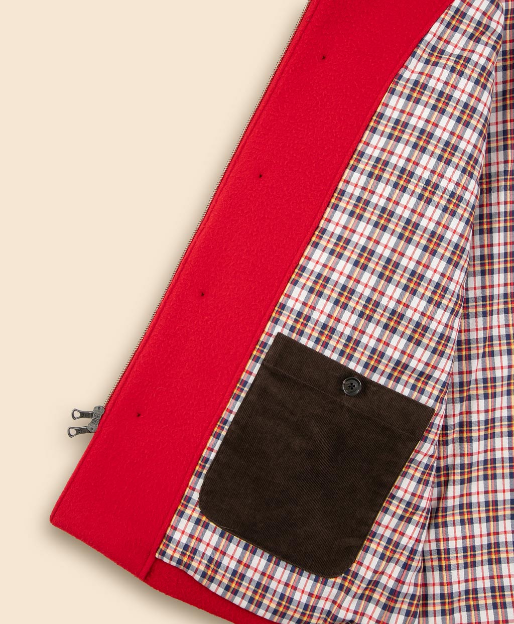 ウール／ナイロン　カセンティーノ　ハンティングジャケット9