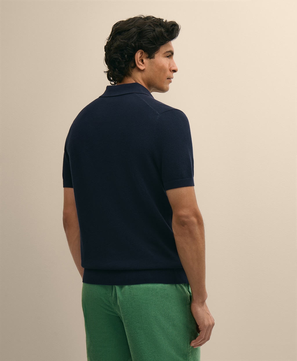 スーピマコットン　ストレッチピケ　ショートスリーブ　ポロセーター3