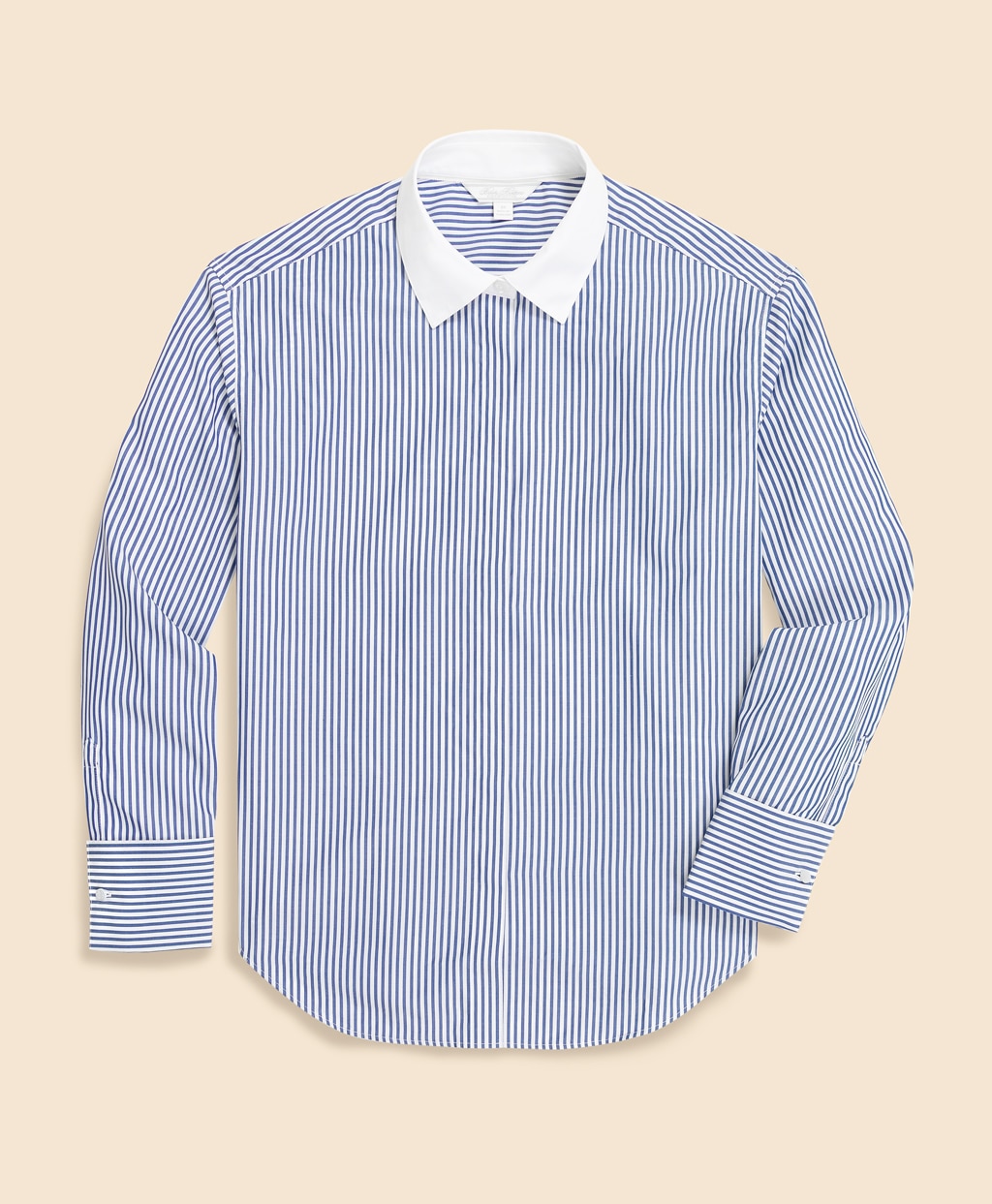 スーピマコットンポプリン　フレンチカフス　クレリックシャツ1