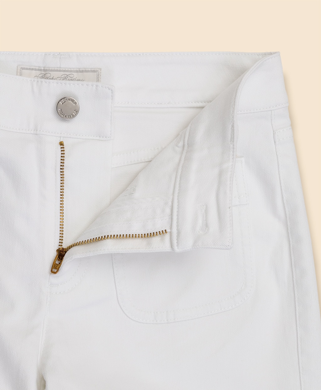 コットンブレンド　フロントパッチポケット　フレアレッグ　デニムパンツ3